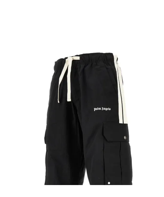 Side-Stripe Cargo Track Pants