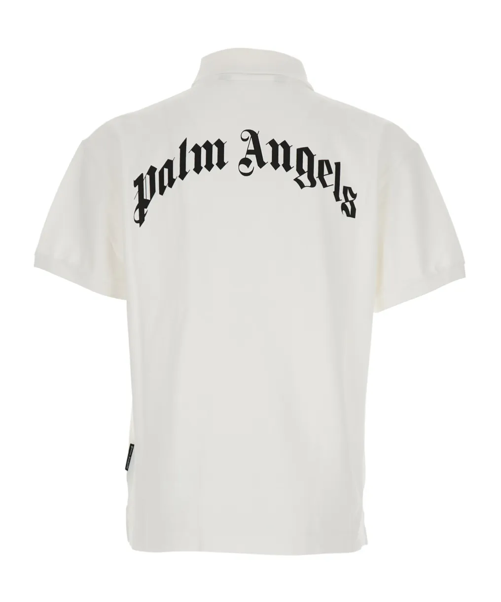 Logo Printed Short-Sleeved Polo Shirt
