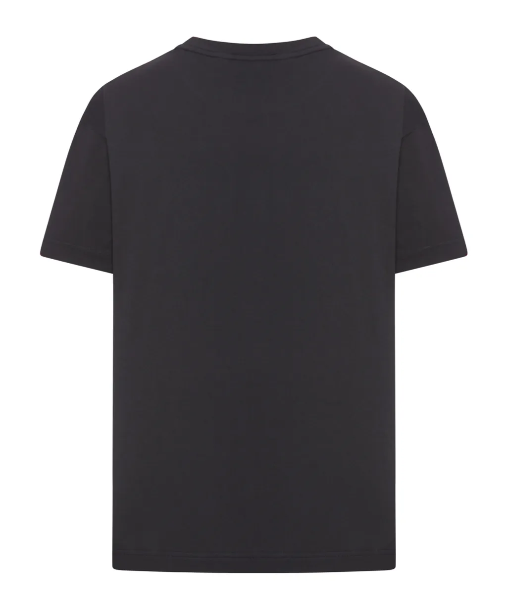 Curved Logo Crewneck T-Shirt