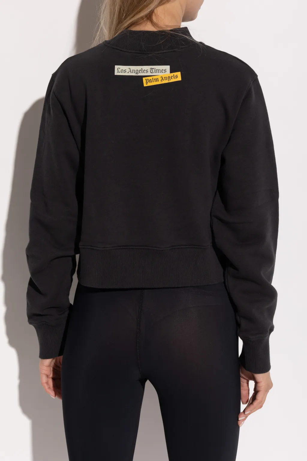 Text Printed Crewneck Sweatshirt