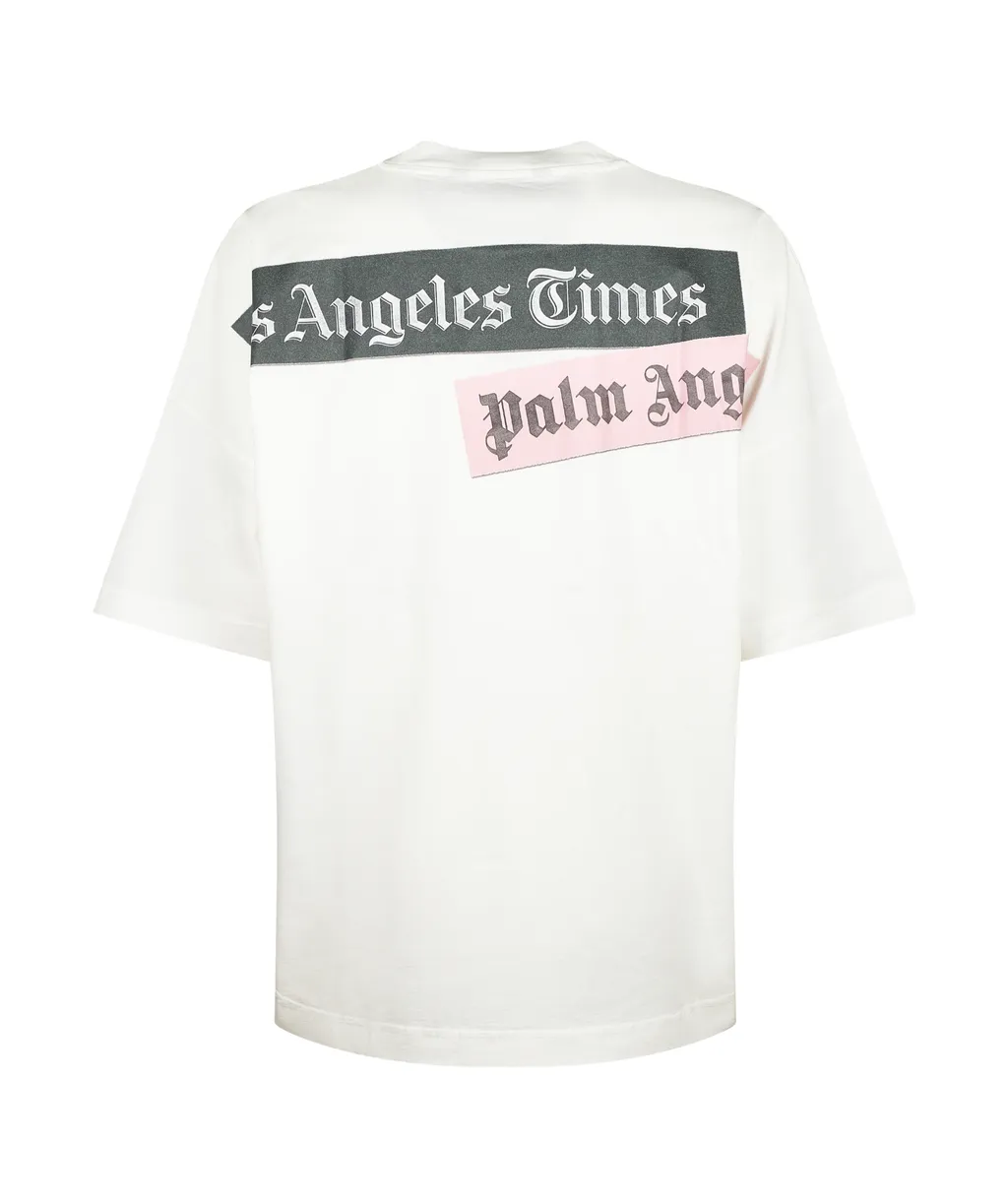Text Printed Crewneck T-Shirt