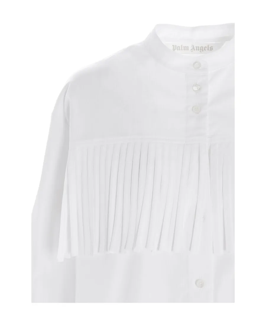 Fringe-Detailed Shirt