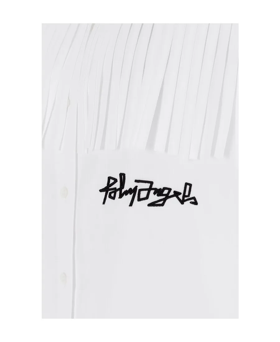 Fringe-Detailed Shirt
