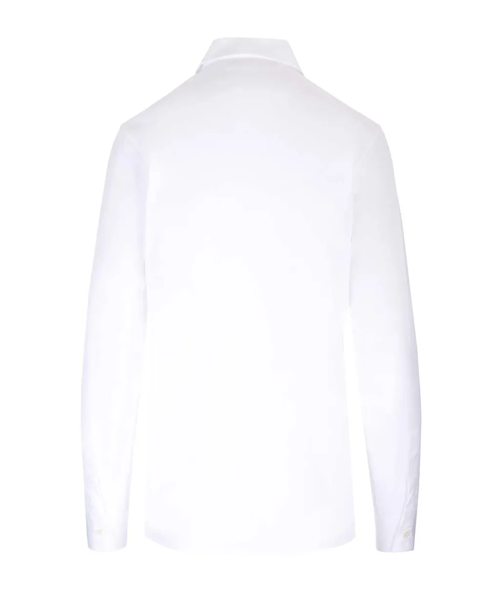 Pa Monogram Embroidered Buttoned Shirt