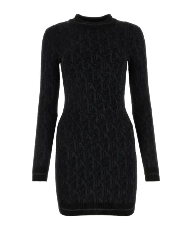 Monogram Jacquard Mini Dress