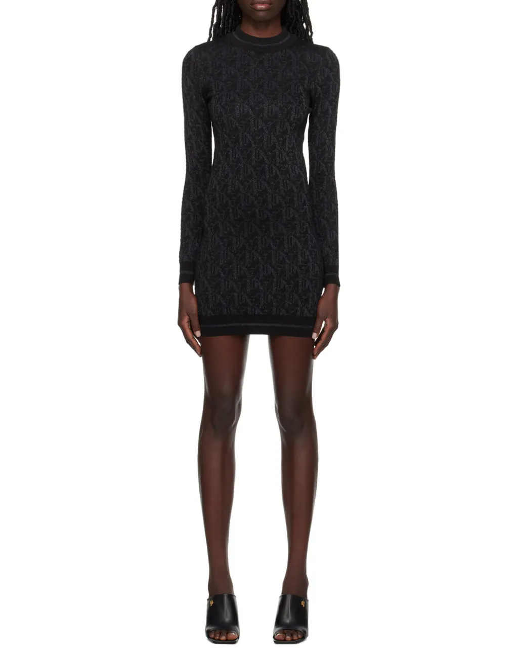 Monogram Jacquard Mini Dress