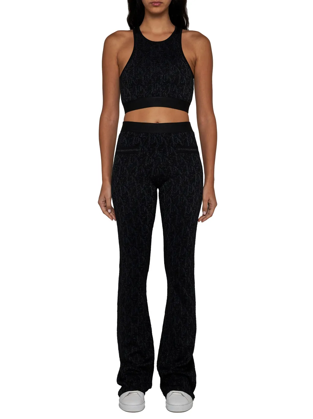 Monogram Jacquard Knitted Pants