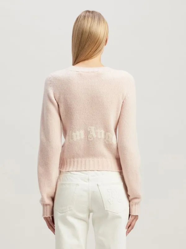 Logo-Embroidered Knitted Jumper