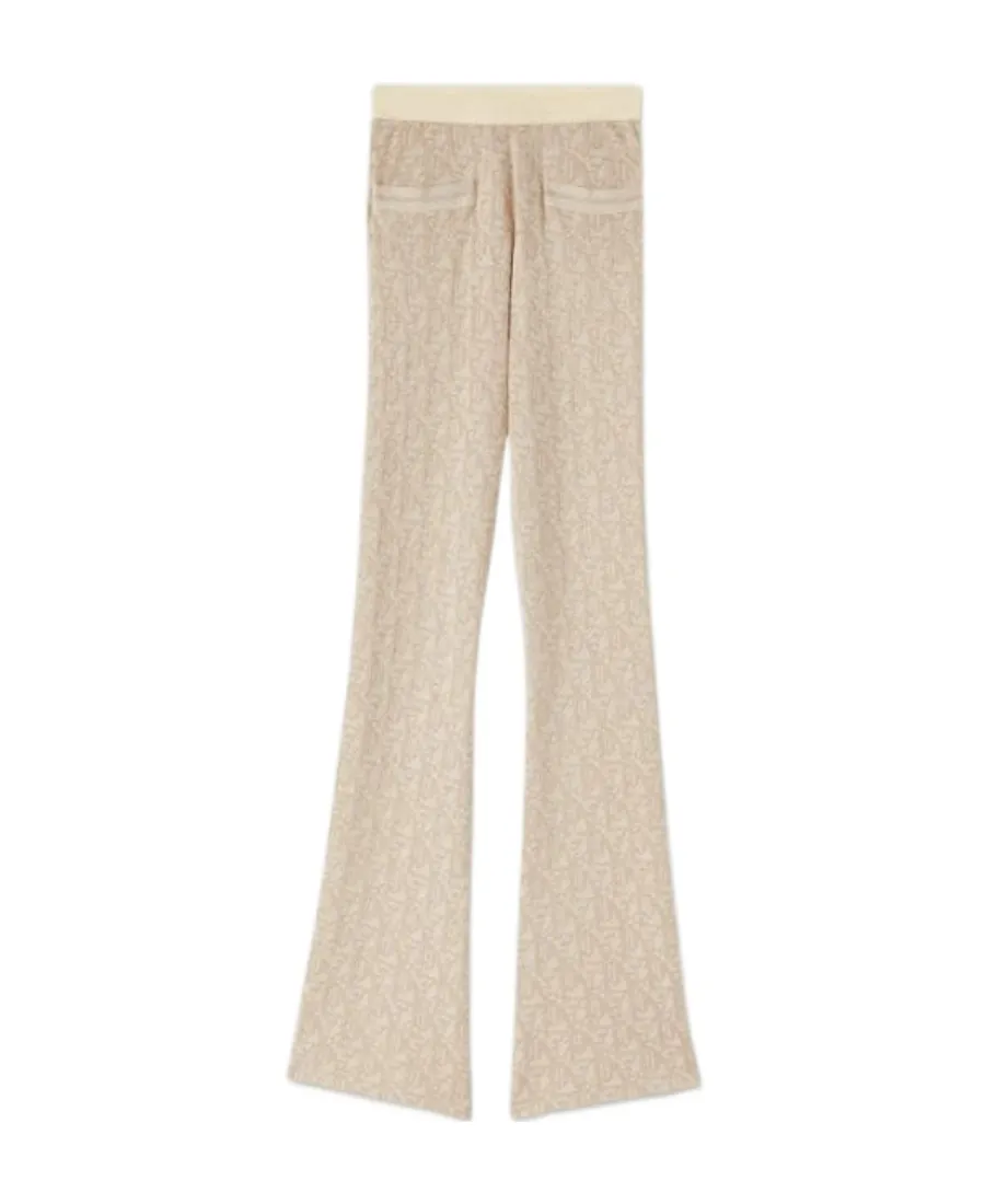 Monogram Jacquard Knitted Pants