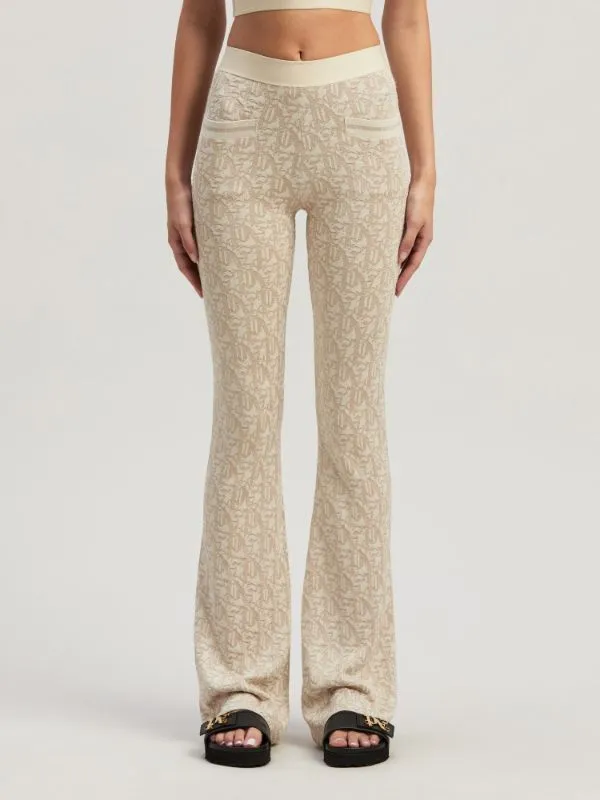 Monogram Jacquard Knitted Pants