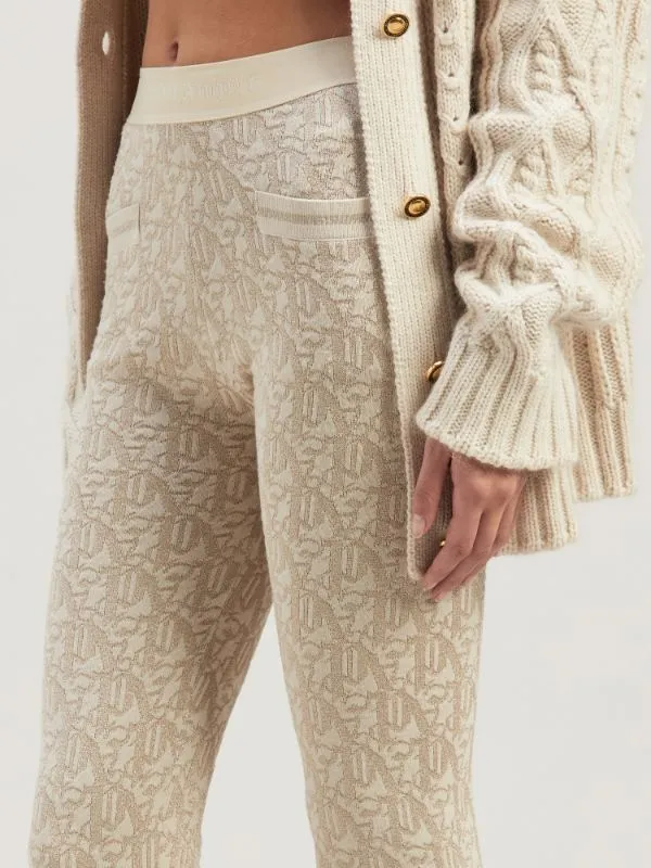 Monogram Jacquard Knitted Pants