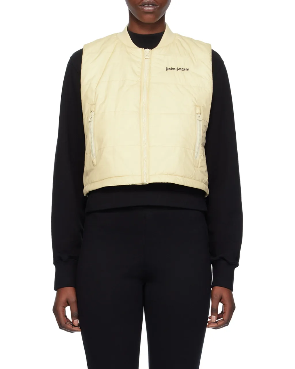 Logo Detailed Padded Vest