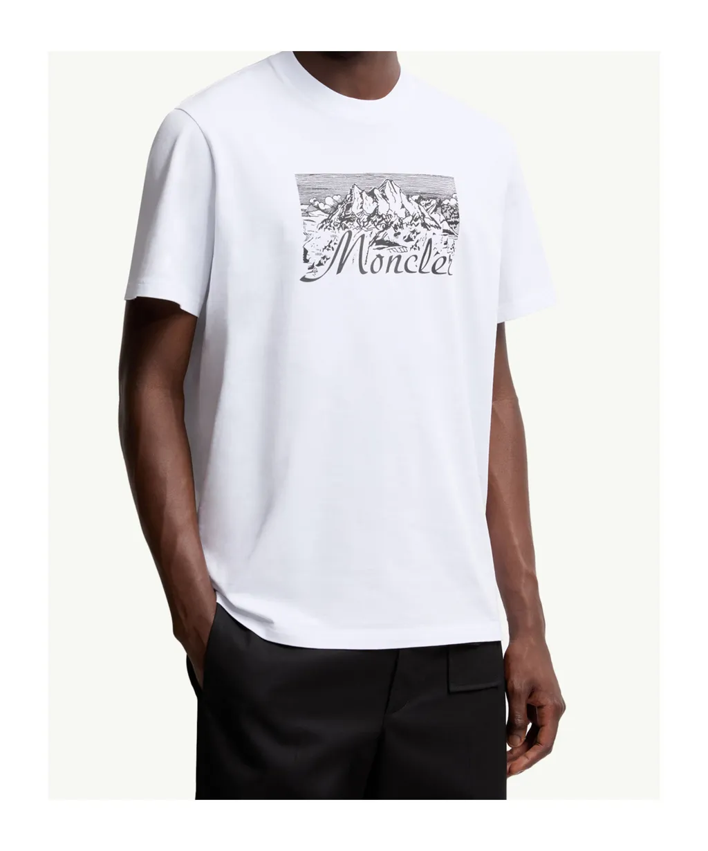 Mountain Logo Cotton T-Shirt