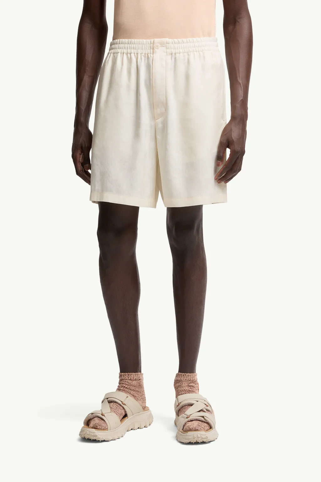 X Gilga Farm By Donald Glover Linen Blend Shorts