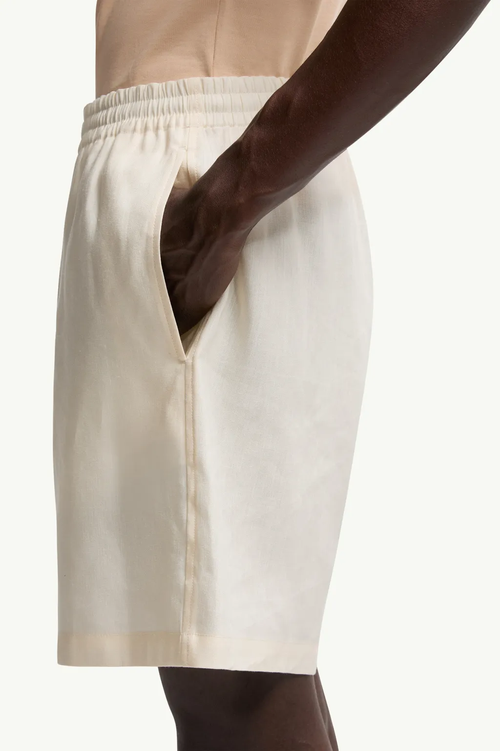 X Gilga Farm By Donald Glover Linen Blend Shorts