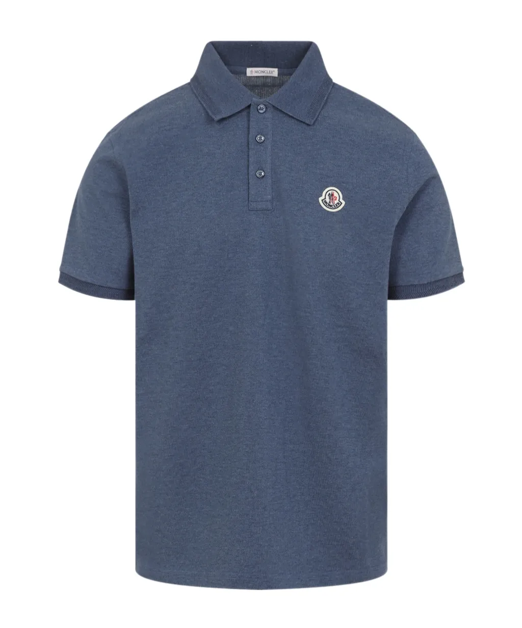 Logo Patch Short-Sleeved Polo Shirt