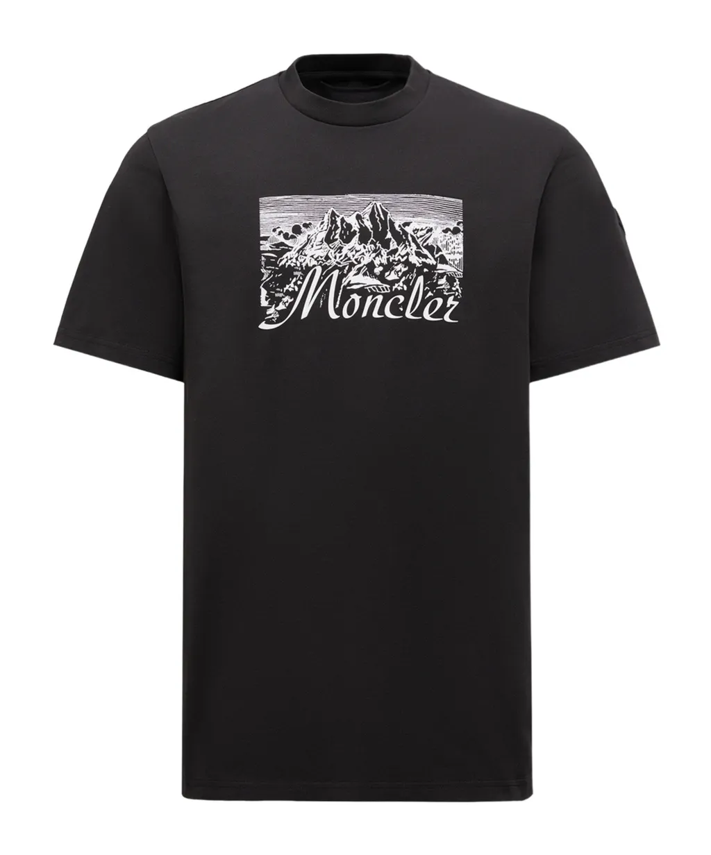 Mountain Printed Crewneck T-Shirt