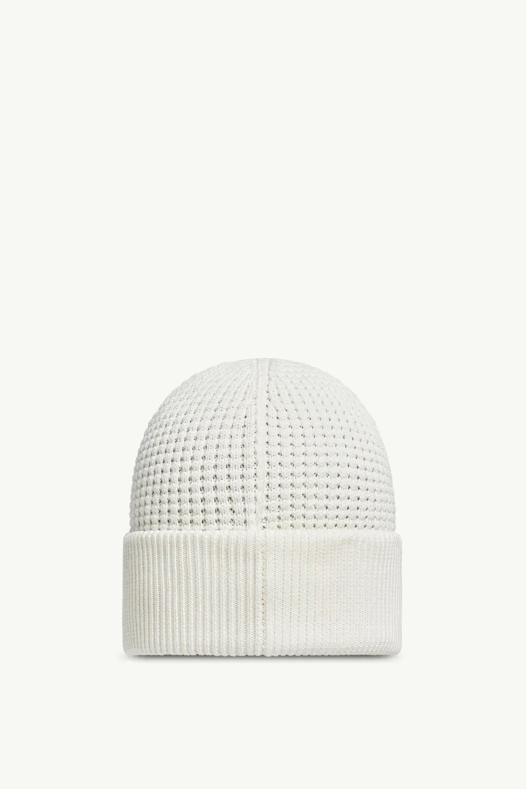 Logo Patch Ribbed Beanie