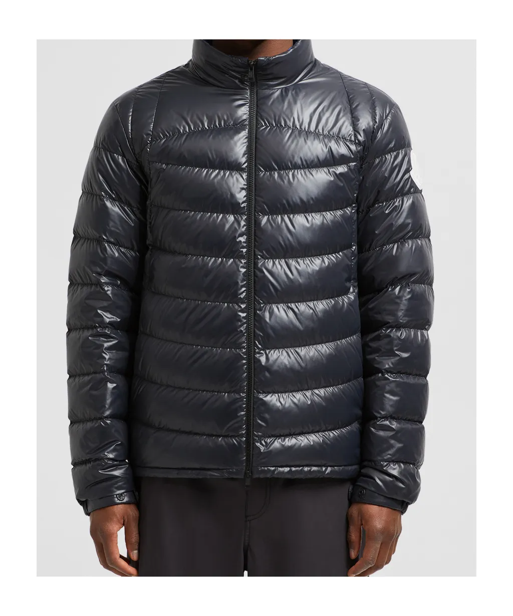 Galeso Logo Patch Zip-Up Jacket