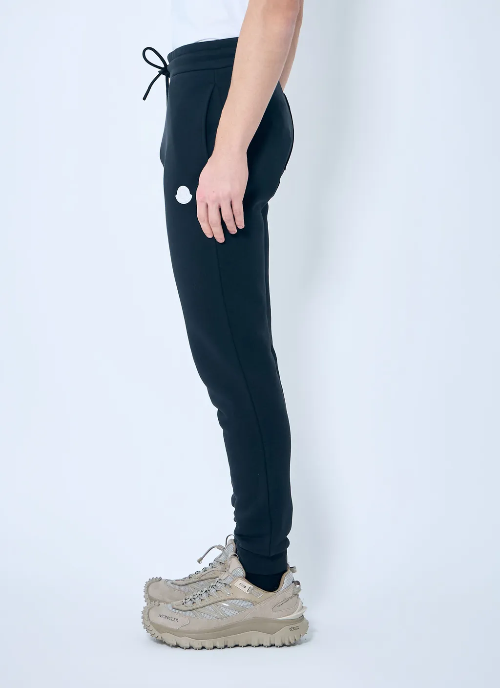 Logo Patch Drawstring Joggers