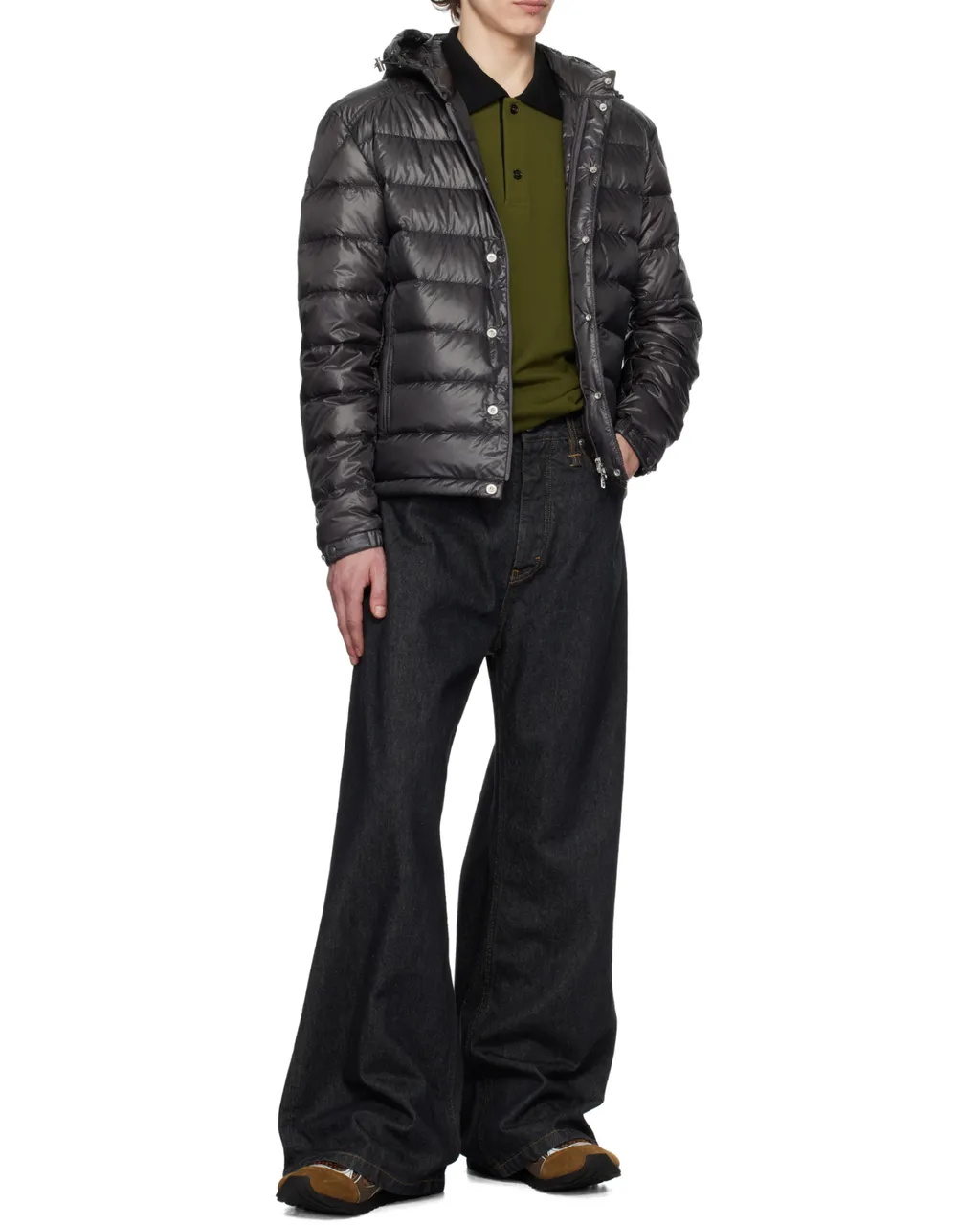 Gliere Logo Patch Padded Jacket