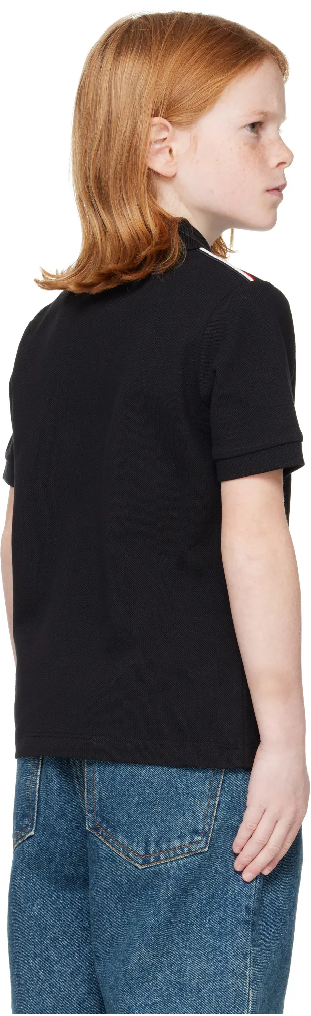 Stripe-Trim Polo Shirt