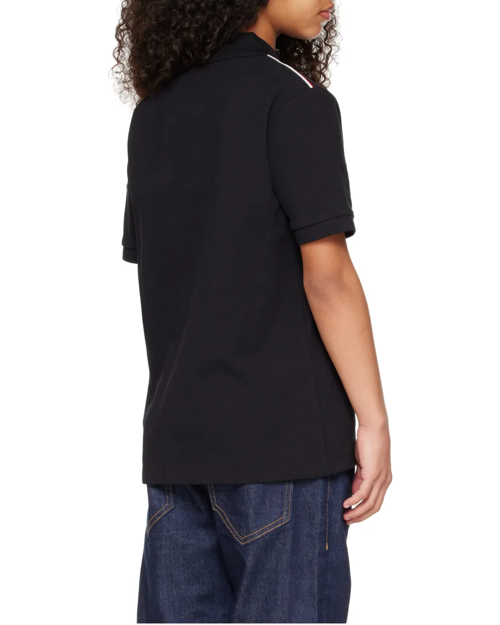 Stripe-Trim Polo Shirt