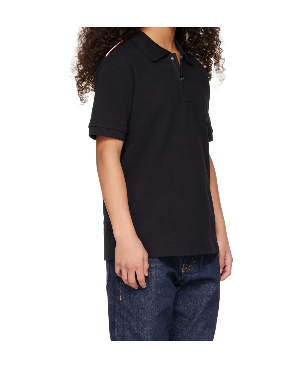 Stripe-Trim Polo Shirt
