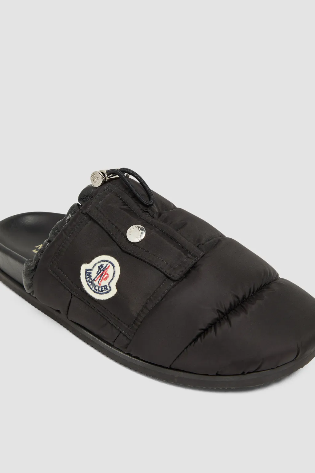 Logo Patch Padded Slippers