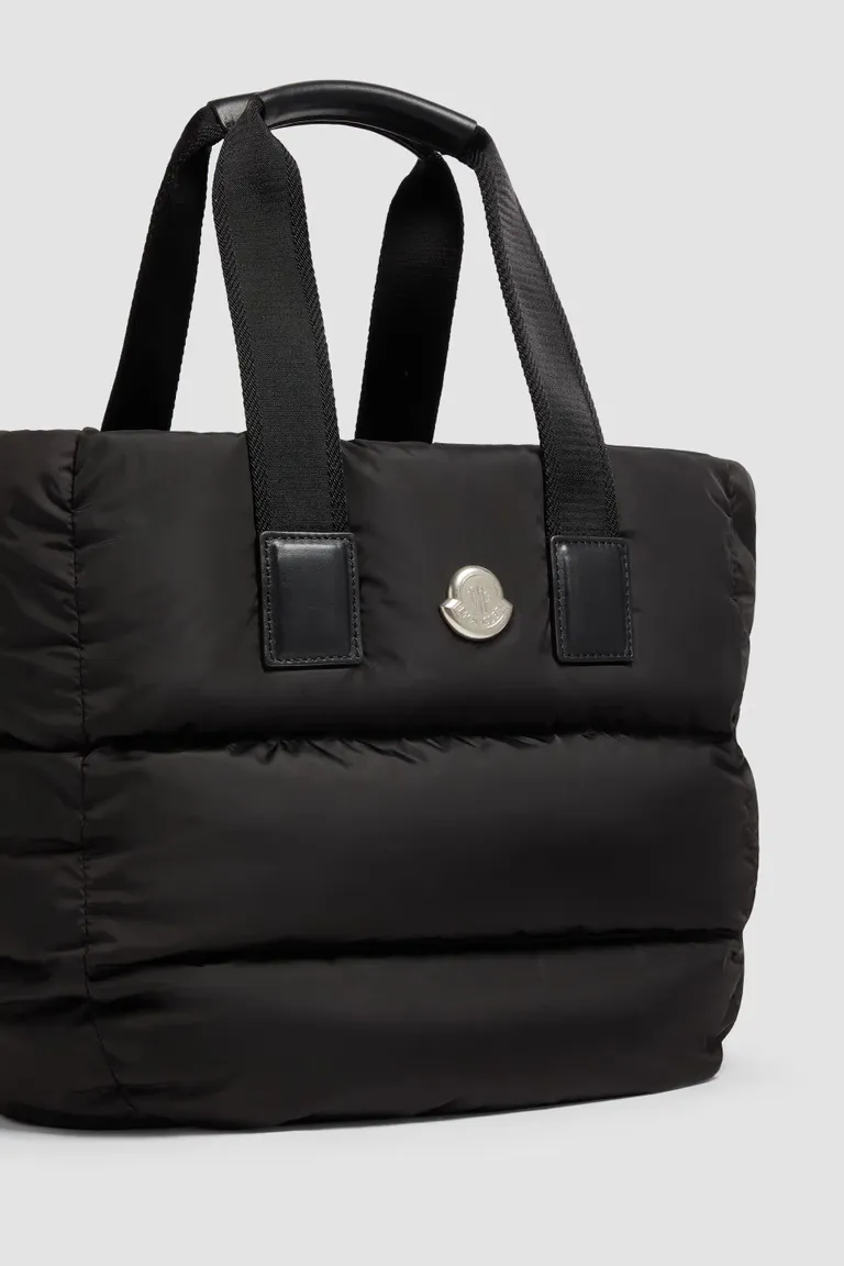 Logo Patch Padded Tote Bag