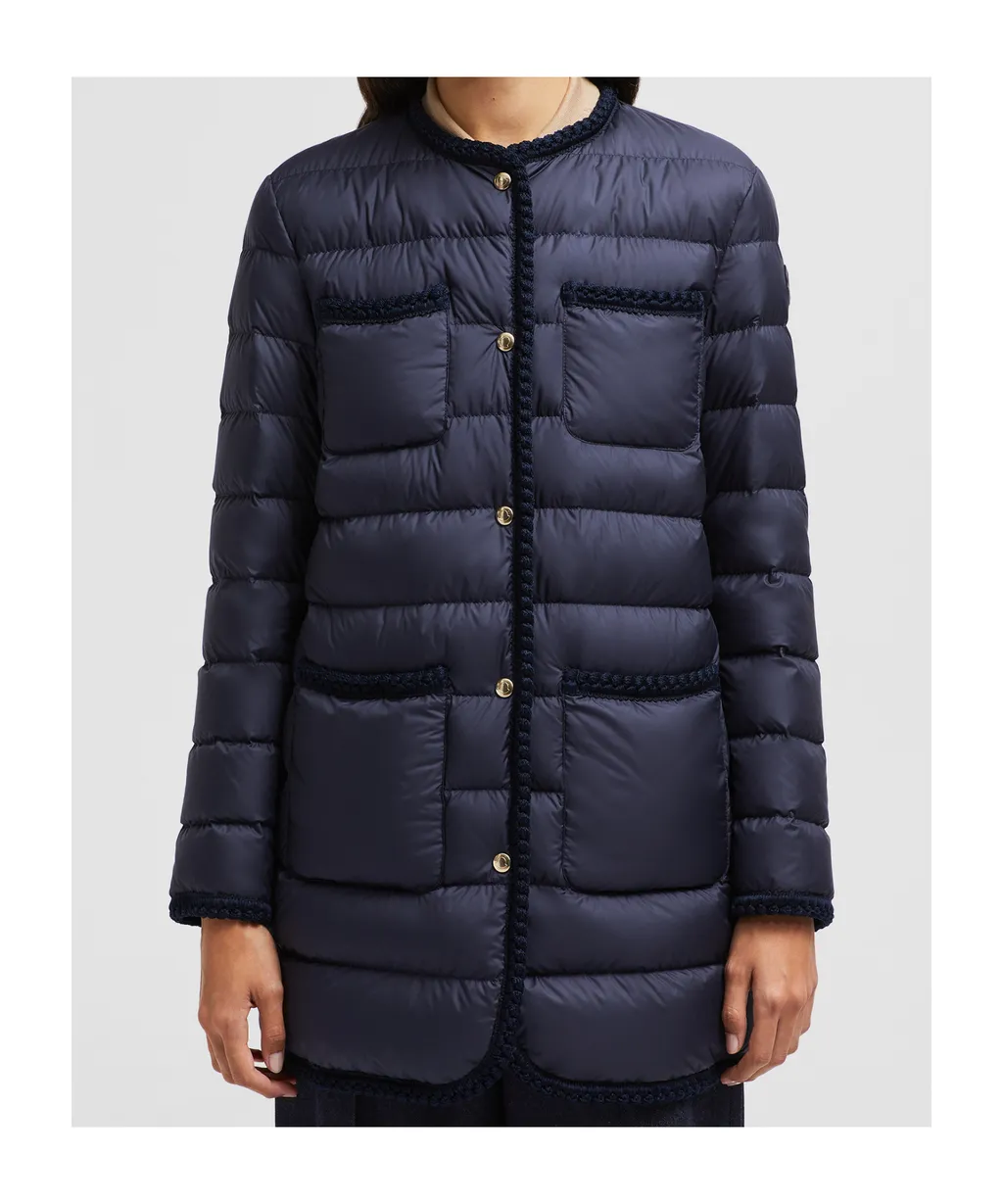 Gencay Logo Patch Quilted Coat