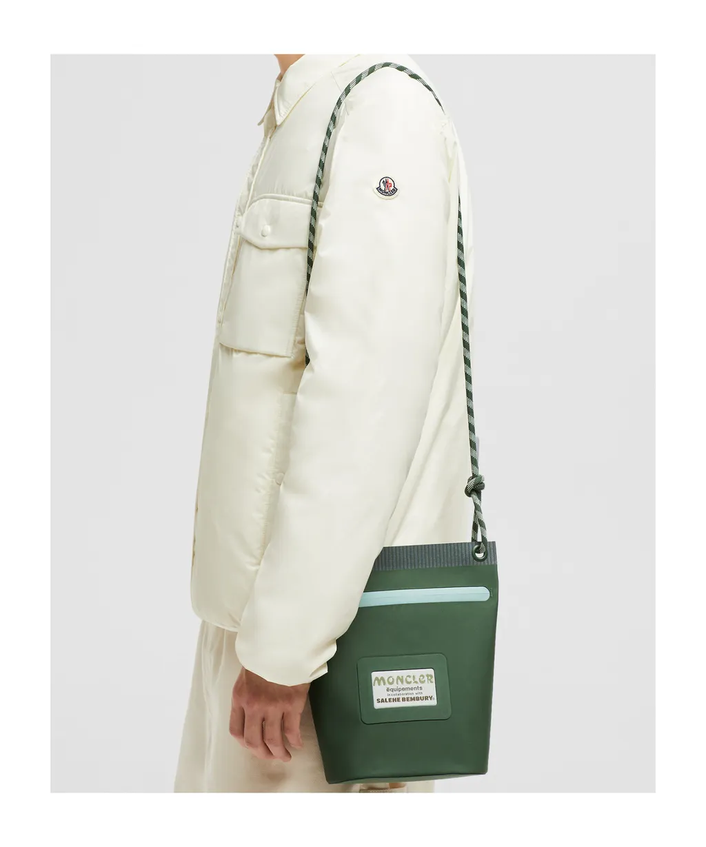 Amoeba Logo Patch Messenger Bag