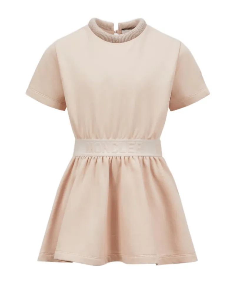 Logo-Trimmed Crewneck Dress
