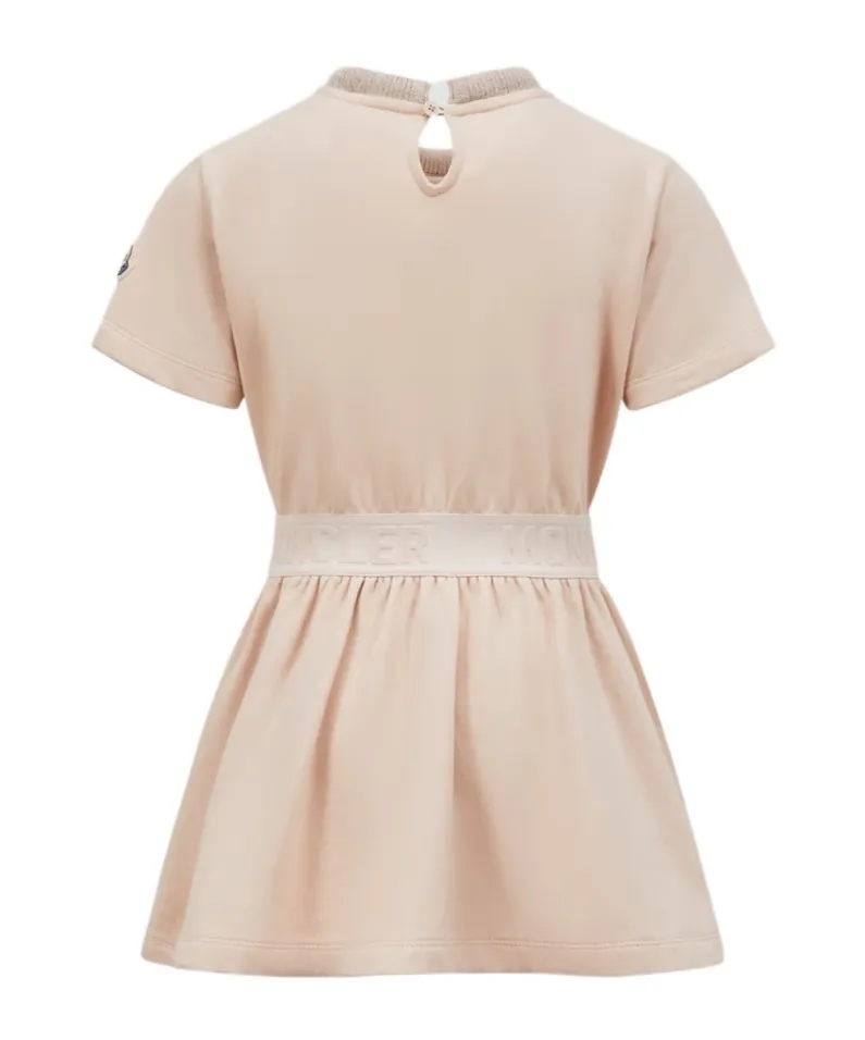Logo-Trimmed Crewneck Dress