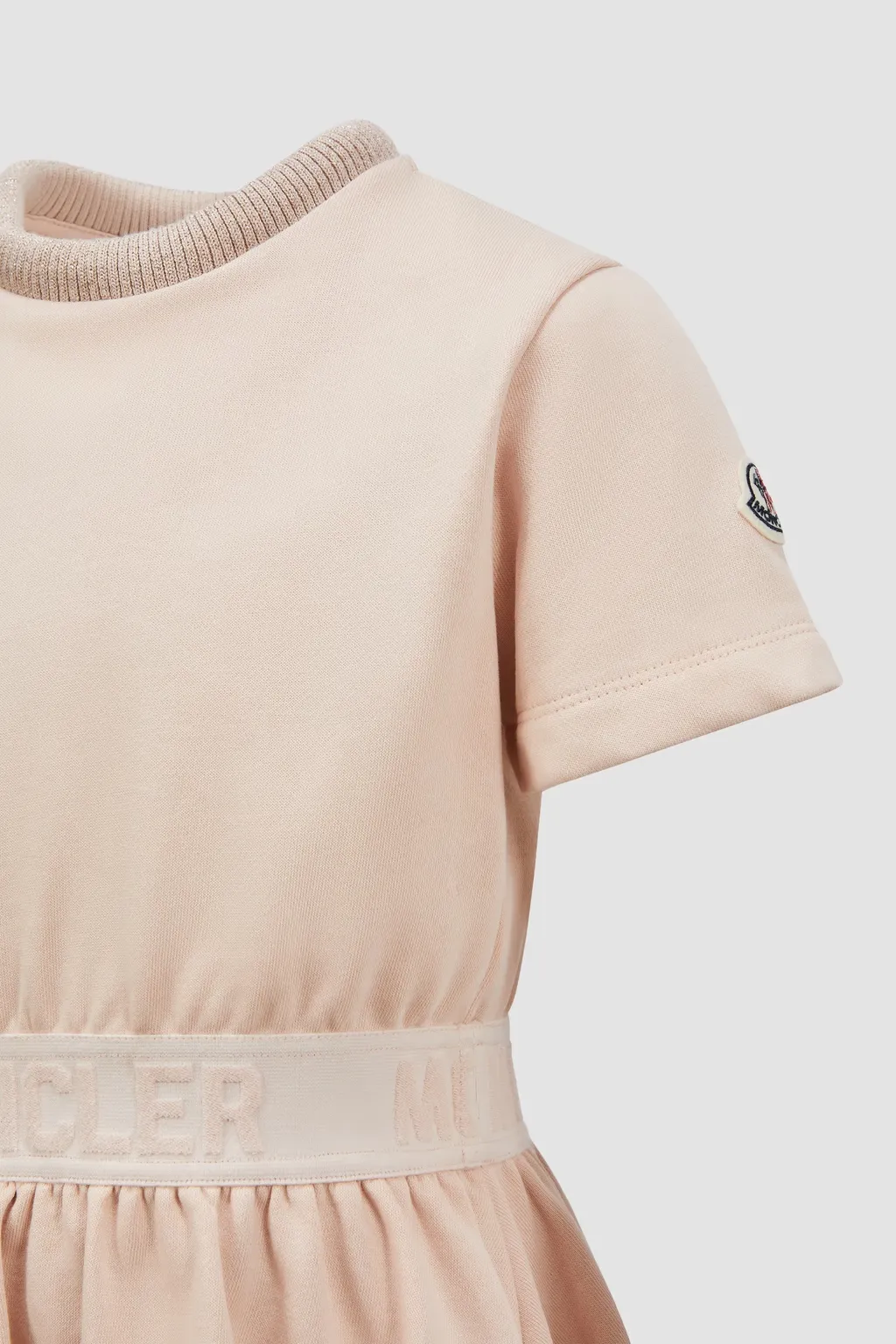 Logo-Trimmed Crewneck Dress
