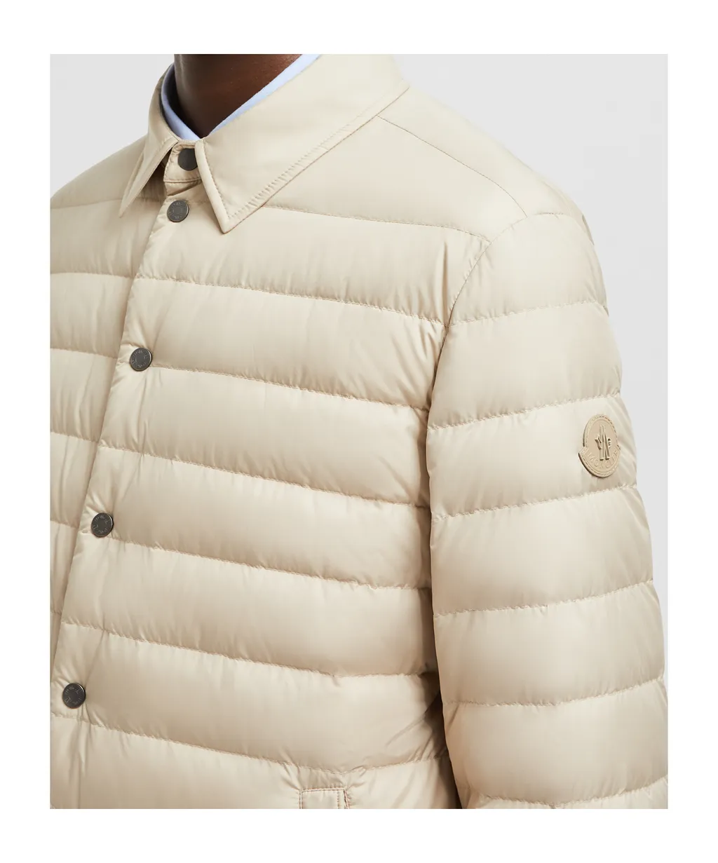 Collared Button-Up Padded Jacket