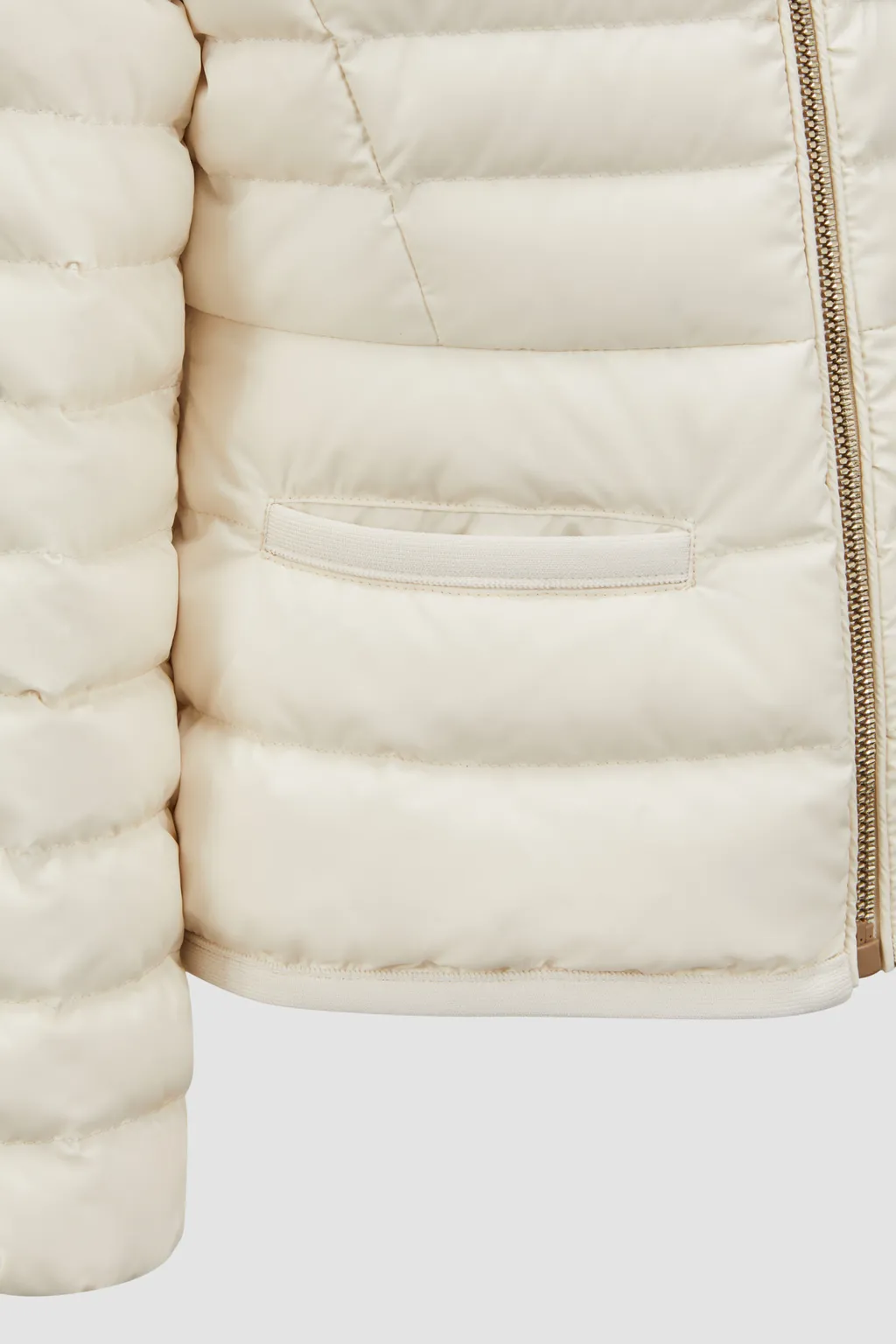 Logo Patch Padded Jacket