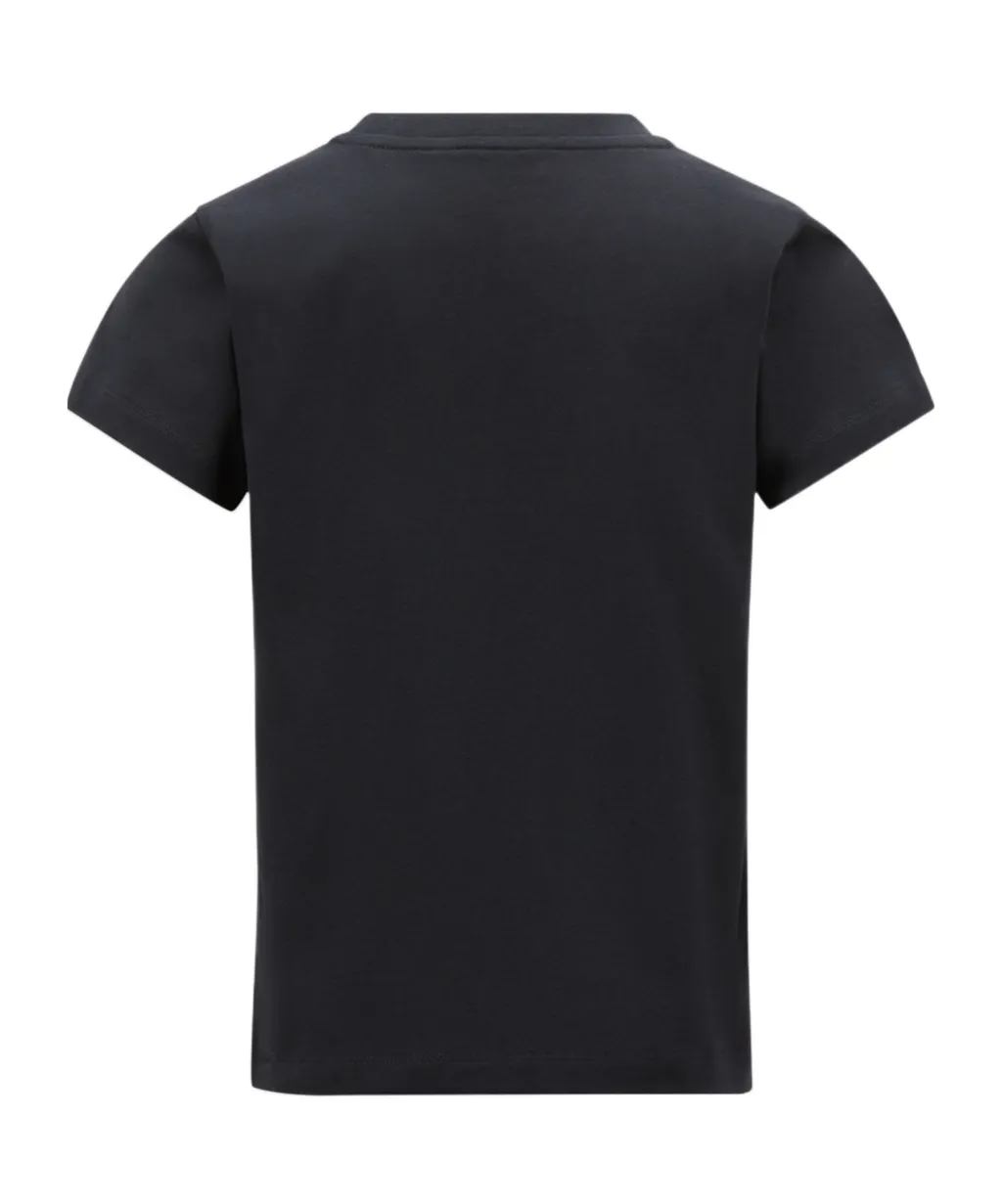 Logo Patch Cotton T-Shirt