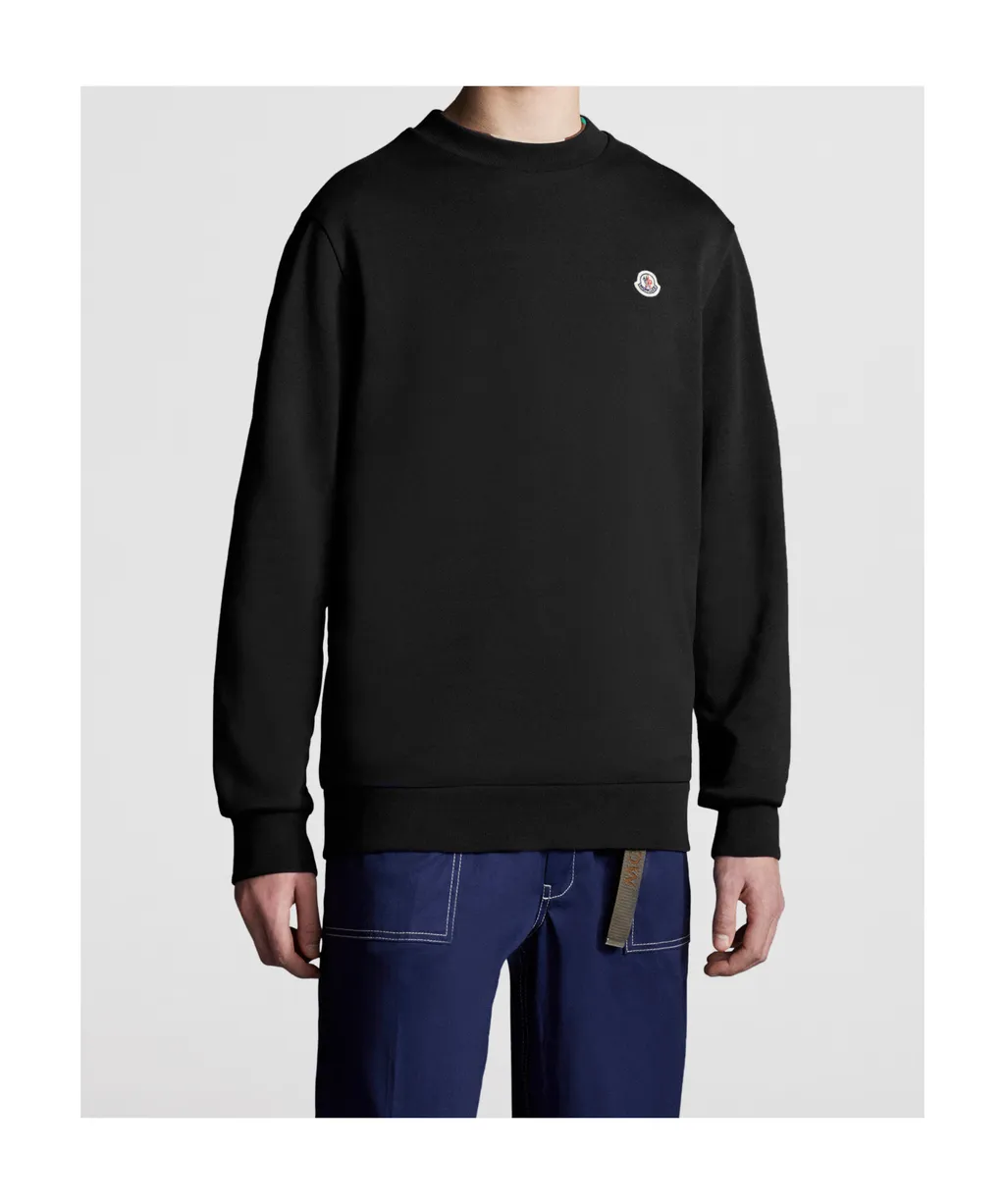 Logo Patch Crewneck Sweatshirt