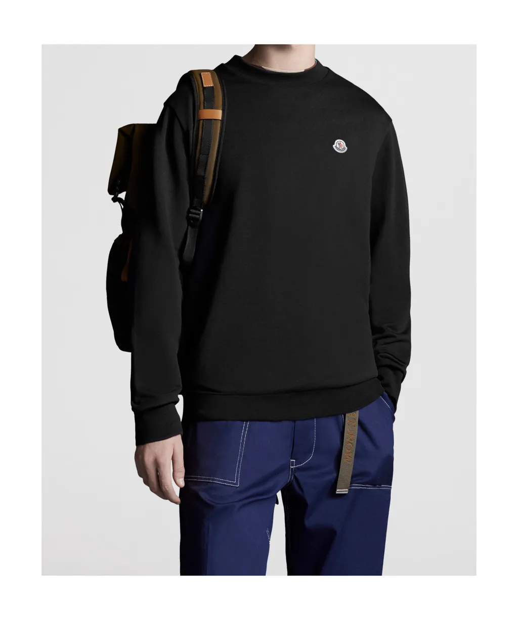Logo Patch Crewneck Sweatshirt