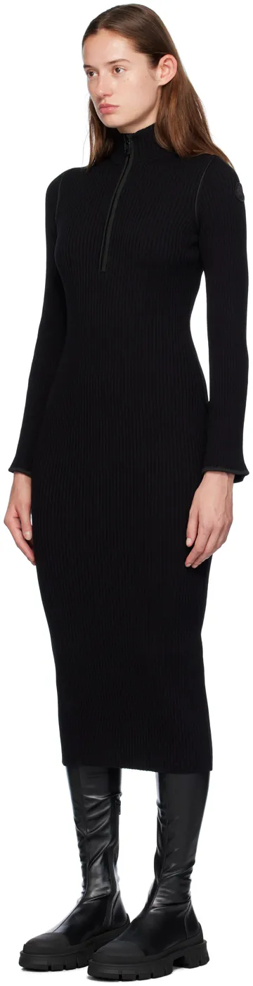 Ribbed-Knit Midi Dress