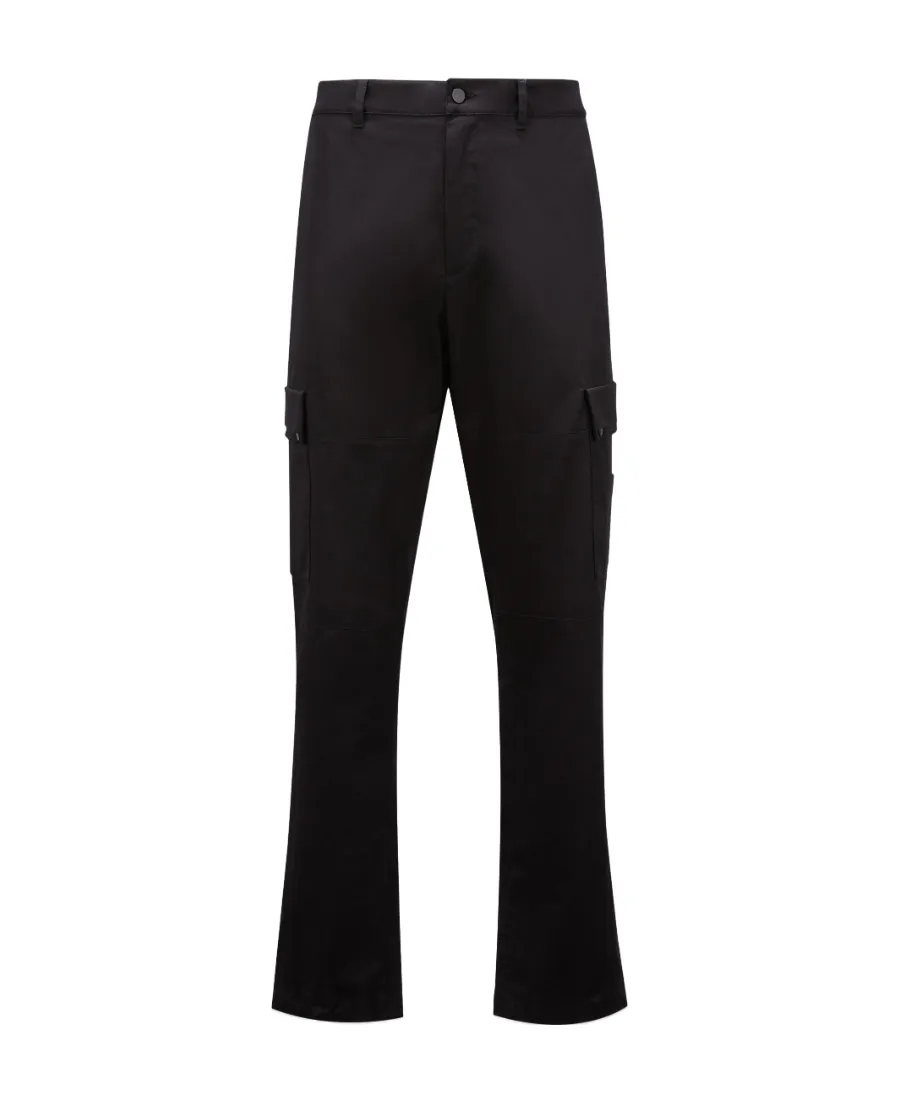 Stretch Gabardine Cargo Trousers