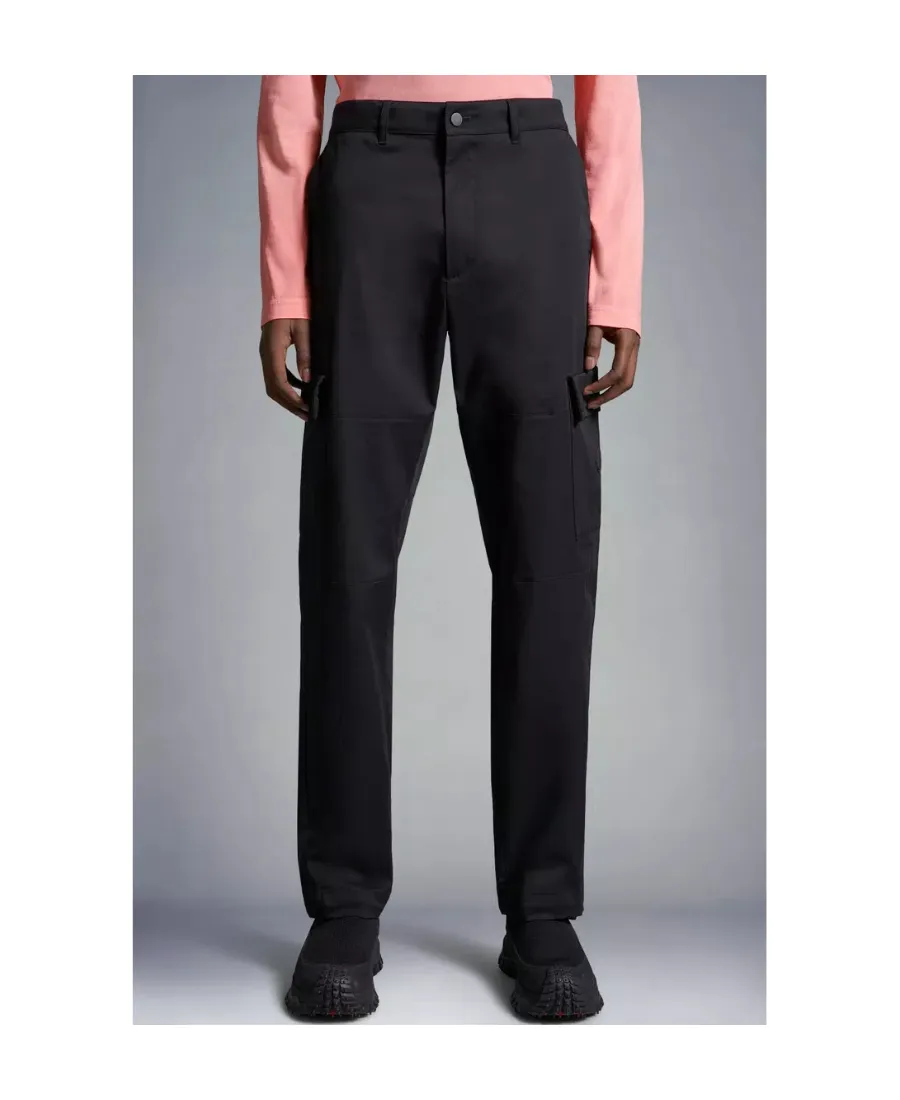 Stretch Gabardine Cargo Trousers