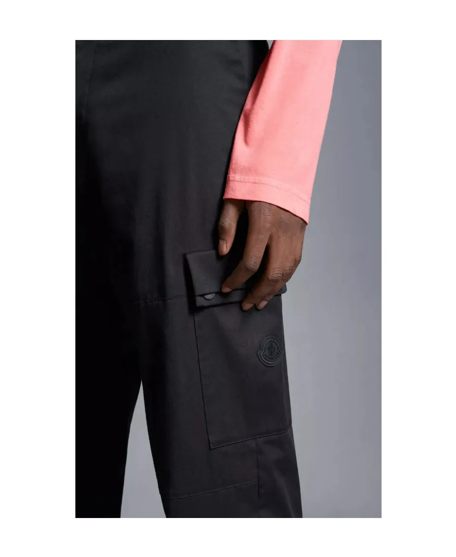 Stretch Gabardine Cargo Trousers