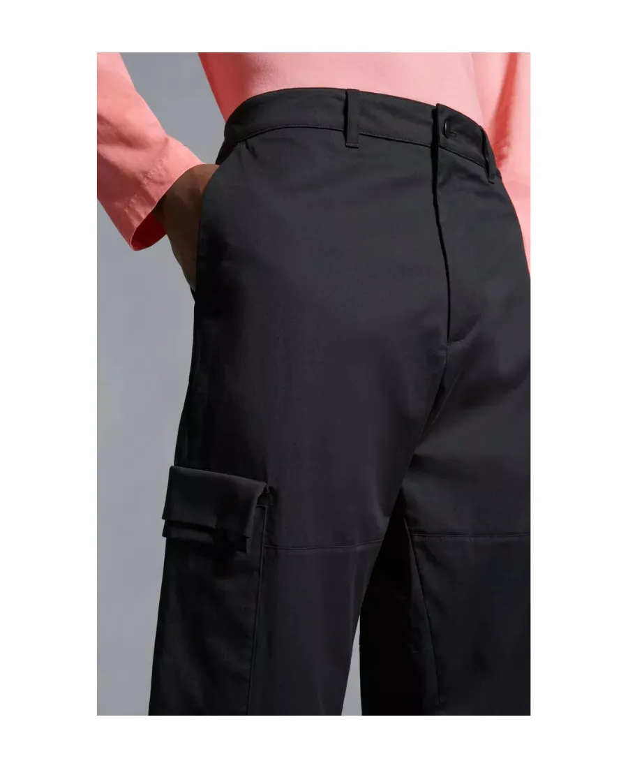 Stretch Gabardine Cargo Trousers
