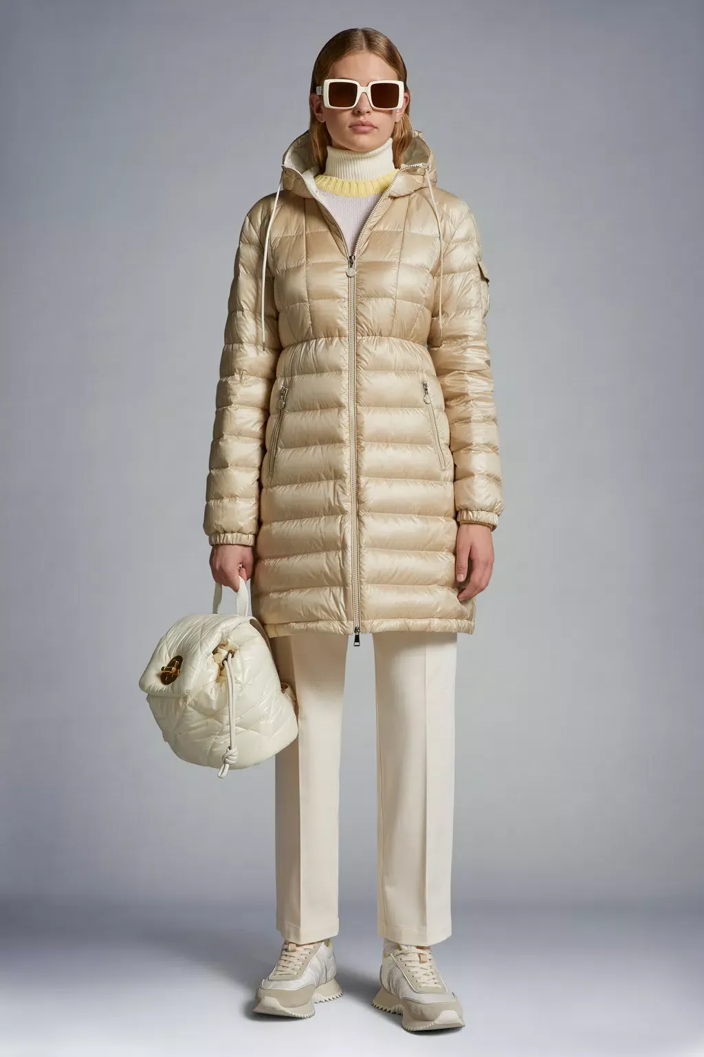 Zip-Up Quilted Coat
