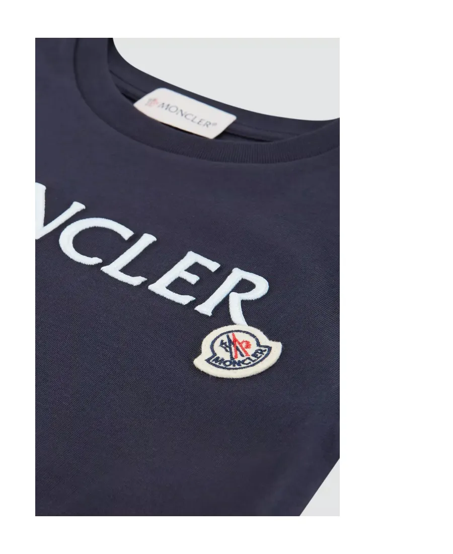 Logo Embroidered Crewneck T-Shirt