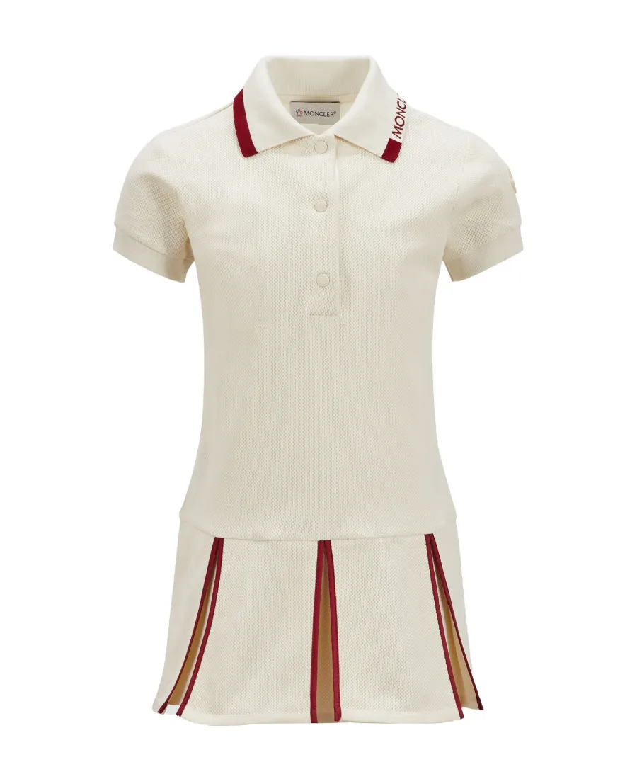 Logo Patch Polo Dress
