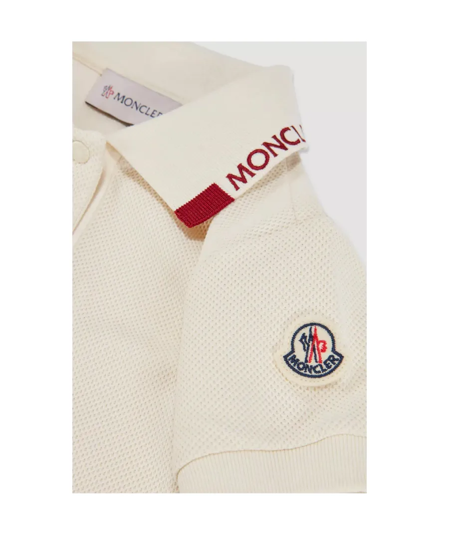 Logo Patch Polo Dress