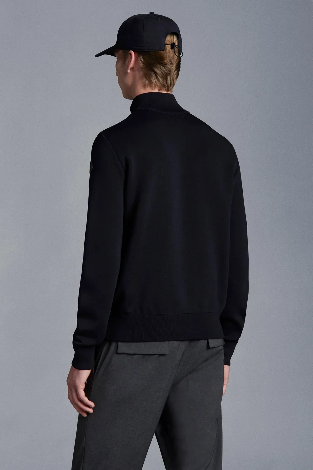 Padded Zip-Up Cardigan